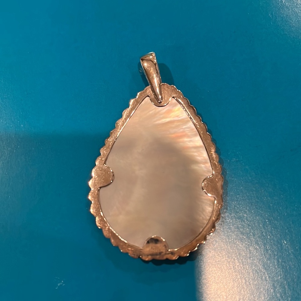 Silpada Pendent Sterling Silver .925 W/Etched Bla… - image 3